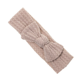 Siena Haarband/Hoofdband Met Strik 7520 Oud Roze (526)