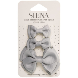 Siena Haarclip set Ribbon 7435 Grijs (221)
