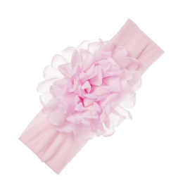 Siena Baby Tulband Bloem 6870 Roze (500)