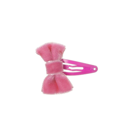 Siena Klik-klak Knipje Mini Velvet Strik 3.5cm 6589 Fel Roze