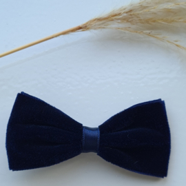 Haarclip 8cm Velvet Navy (480)