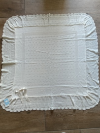 Mac Iusion Gebreide Baby Deken | Wiegdeken | 7681 | Blis Crudo / Creme | 100 x 100 cm