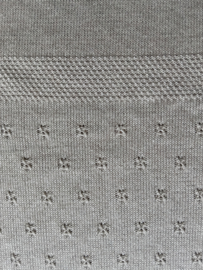 Mac Iusion Gebreide Baby Deken | Wiegdeken | 7681 | Bliss Angro / Zandkleur | 100 x 100 cm