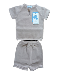 0023 Mac Ilusion baby zomerpakje safari/zandkleur