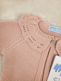 Mac Ilusion Gebreid Vestje Met Kraag 9272 Oud Roze