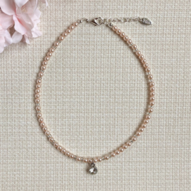 Rian Glasparel Sieraden Old Rose Strass Bedel AK224 (544)