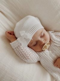 Cóndor Baby/Kinder Baret Grosgrain Strik 50.105.010 Wit (200) XXS-L