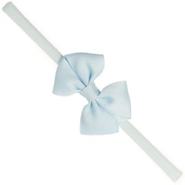 Siena Haarband Smal Ribbon Strik 7151 Licht Blauw (410)