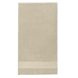 Handdoek zand 50 x 100 brede rand