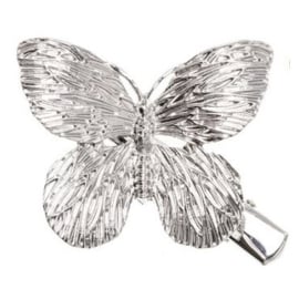 Siena Haarclip Vlinder 5x4cm Zilver 0708