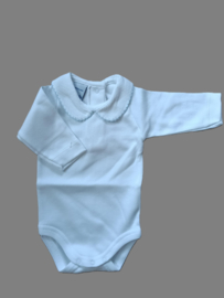 Babidu romper 1188 wit met blauw