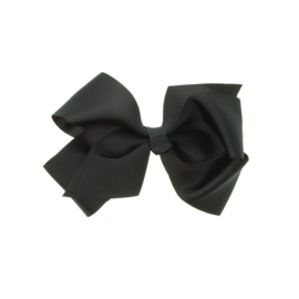 Siena Haarclip Grosgrain Strik 11x6cm 7123 Zwart (900)