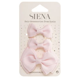 Siena Haarclip set Ribbon 7435 Pink (500)