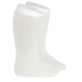 Cóndor Kniekous Cotton Openwork 2362/2 Nata/Off White (202)