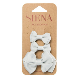 Siena Haarclip set Ribbon 7435 Grijs (221)