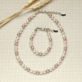 Rian Jewels Parelsieraden 3 Kleuren AK226 Pale Pink (526)