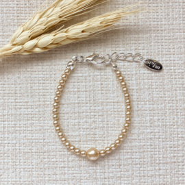 Rian Glasparel Sieraden Beige/Linen AK231 (304)