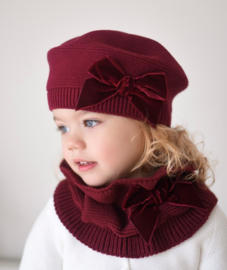 Cóndor Baret Velvet Strik 50.104.010 Garnet (575)