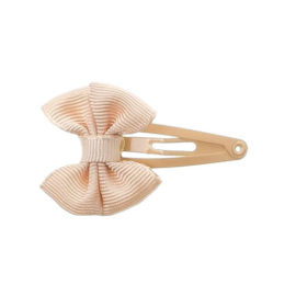 Siena Mini Klik-Klak Knipjes Grosgrain Strik 3cm 7486 Linen/Beige/Zandkleur (304)