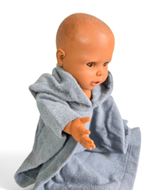 Funnies Poncho grijs maat S