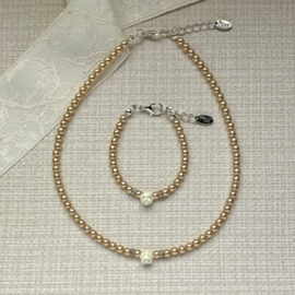 Rian Glasparel Sieraden Roosje AK236 Beige/Linen (304)