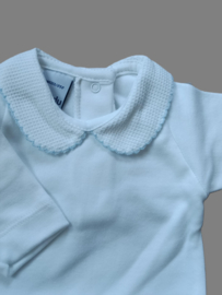 Babidu romper 1188 wit met blauw