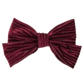 Siena XXL Velvet/Glitter Strik 17x8cm 0790 Garnet/Donkerrood (575)