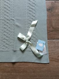 Mac Iusion Gebreide Baby Deken | Wiegdeken | 7676 | Manzana / groen | 100 x 100 cm
