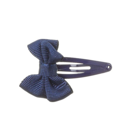 Siena Mini Klik-Klak Knipjes Grosgrain Strik 3cm 7486 Navy/Donkerblauw (480)