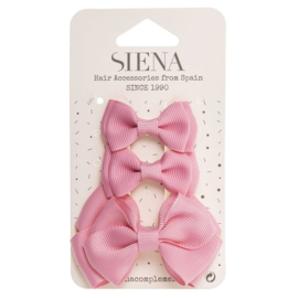 Siena Haarclip set Ribbon 7435 Licht Fuchsia