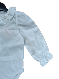 Patachou blouseromper met ruchekraag