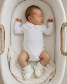 PA66 baby basisslofje Blanco / wit