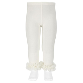 Cóndor Legging Basic Met Tule 2494/0 Nata/Off White (202)