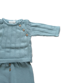 V635 Mini Mooi 2 delig babypakje, aqua green