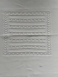 Babidu Gebreide Baby Deken | Wiegdeken | 4374 | Blanco / wit| 90 x 90 cm