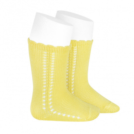 Cóndor Kniekous Openwork 2569/2 Lemon Yellow (631)