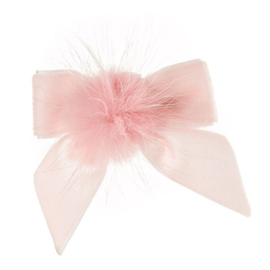 Siena Haarclip Velvet Pompom 6380 Roze (500)