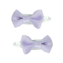 Siena Mini Klik-Klak Knipjes Grosgrain Strik 2.5cm 6362 Lila