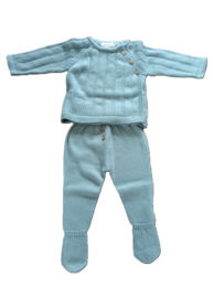 V635 Mini Mooi 2 delig babypakje, aqua green