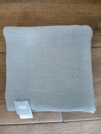 Mac Iusion Gebreide Baby Deken | Wiegdeken | Winter | 7895 | Nube / zachtblauw| 95 x 95 cm