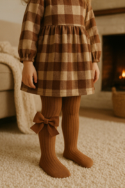 Cóndor Maillot Rib Met Corduroy Strik 2486/1 Cinnamon/Bruin/Cognac (688)