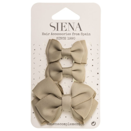 Siena Haarclip set Ribbon 7435 Linen (304)
