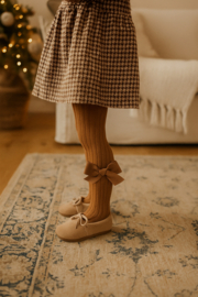 Cóndor Maillot Rib Met Corduroy Strik 2486/1 Cinnamon/Bruin/Cognac (688)