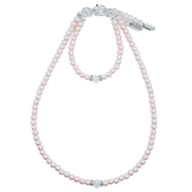 Rian Sieraden Mini Glasparel AK204 Old Rose/Roze (544)