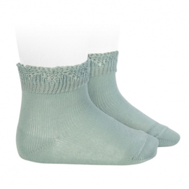 Cóndor Socks Cotton Openwork 2362/4 Sea Mist (495)