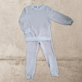 Unisex Pyjama Rib Taupe/Beige