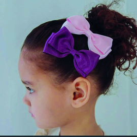 Haarclip Basis Satijn 10cm 10.002.000 Roze (500)