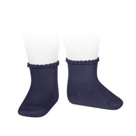 Cóndor Socks Pattern Cuff 2748/4 Navy (480)