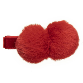 Siena Haarclip Pompoms 6878 Rood (550)