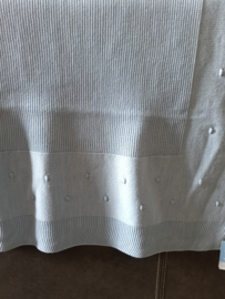 Mac Iusion Gebreide Baby Deken | Wiegdeken | Winter | 7895 | Nube / zachtblauw| 95 x 95 cm